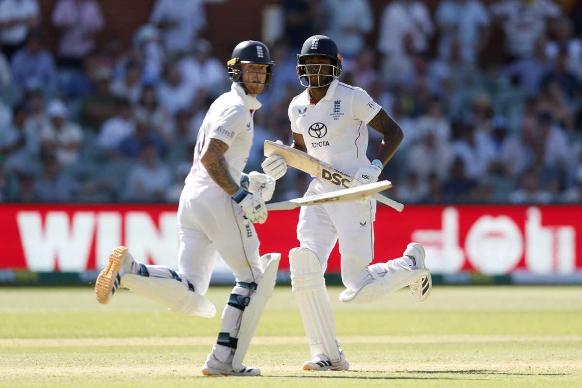 Ben Stokes and Jofra Archer ensured England went into stumps with two wickets in hand, Australia vs England, 3rd Test, 2nd day, Adelaide, December 18, 2025