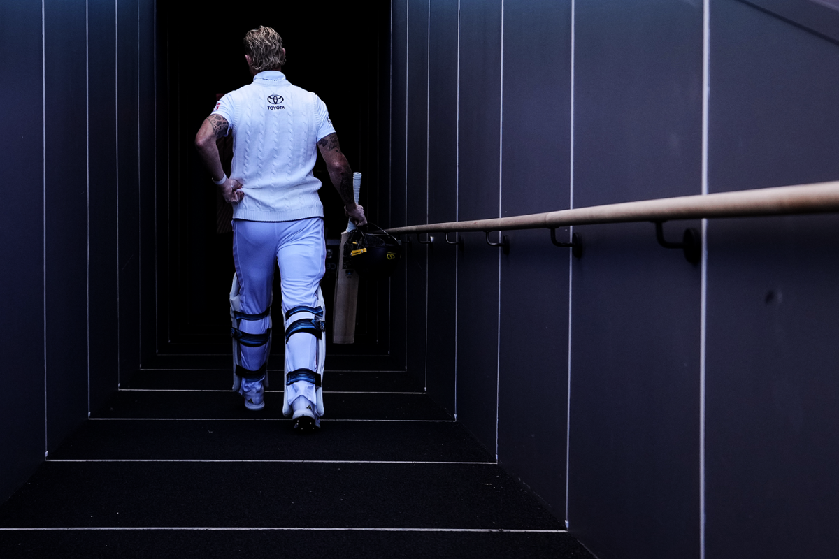 Ben Stokes walks down the tunnel, Australia vs England, 4th Test, Melbourne, 2nd day, December 27, 2025