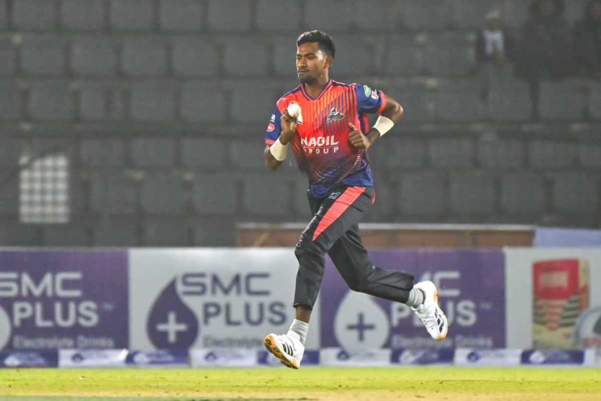 Ripon Mondol took four wickets against Noakhali Express, Noakhali Express vs Rajshahi Warriors, BPL, Sylhet, December 29, 2025