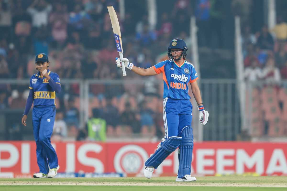 Harmanpreet Kaur rescued India with her half-century, India vs Sri Lanka, 5th women's T20I, Thiruvananthapuram, December 30, 2025