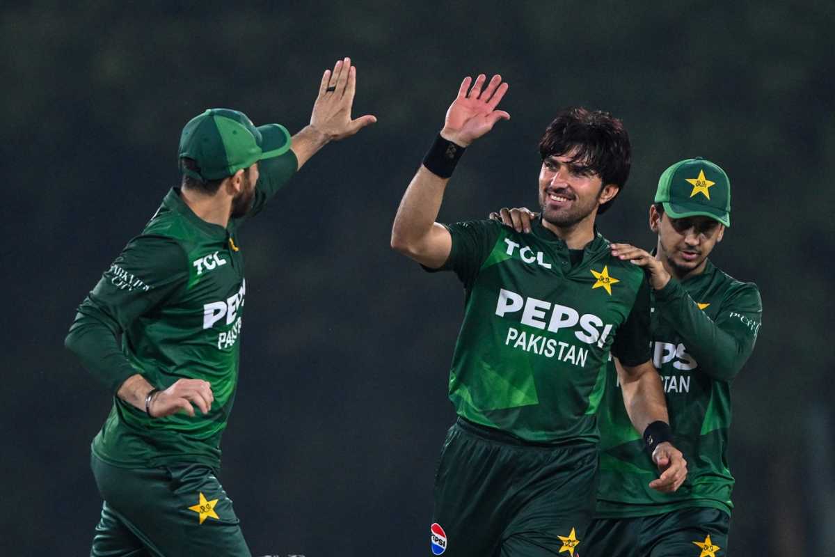 Mohammad Wasim took 1 for 7 in his first spell, Sri Lanka vs Pakistan, 1st T20I, Dambulla, January 7, 2026
