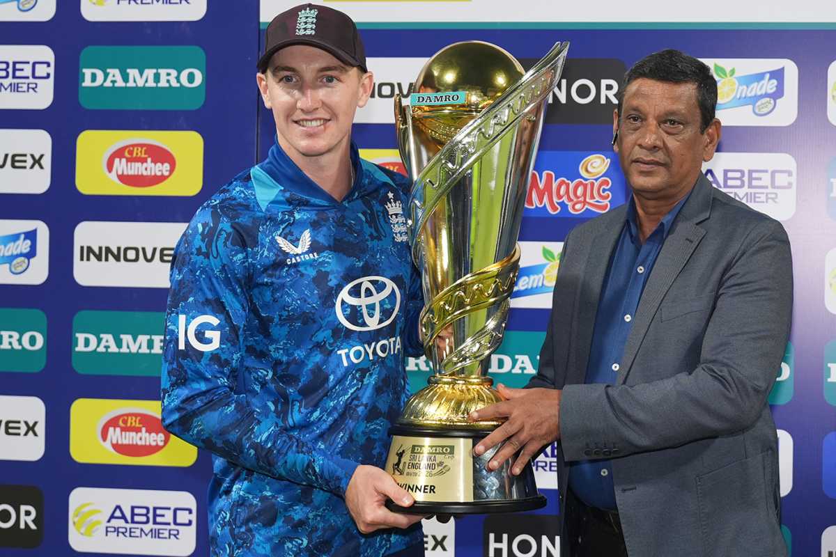 Harry Brook secured his first series win overseas as captain, Sri Lanka vs England, 3rd ODI, Colombo, January 27, 2026