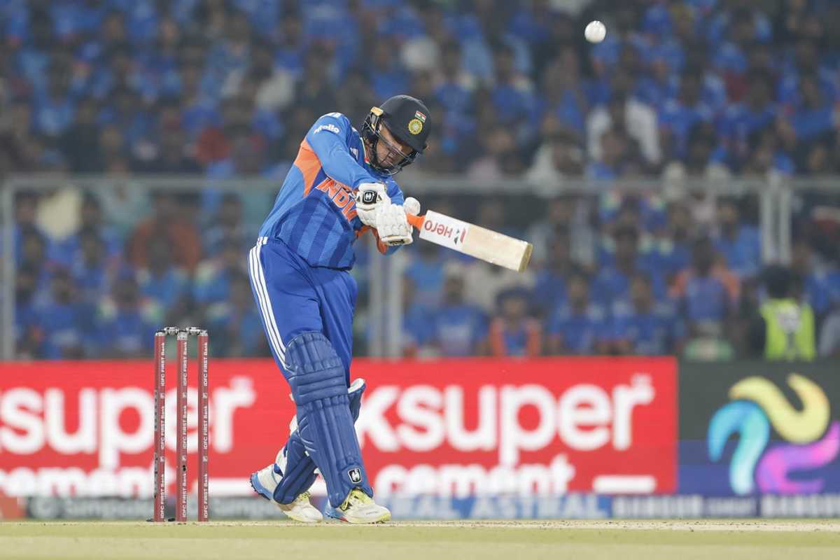 Abhishek Sharma goes big, India vs New Zealand, 5th T20I, Thiruvananthapuram, January 31, 2026