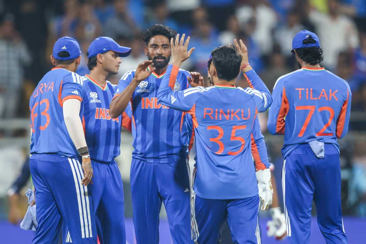 Mohammed Siraj finished with three wickets, India vs USA, T20 World Cup, Group A, Mumbai, February 7, 2026