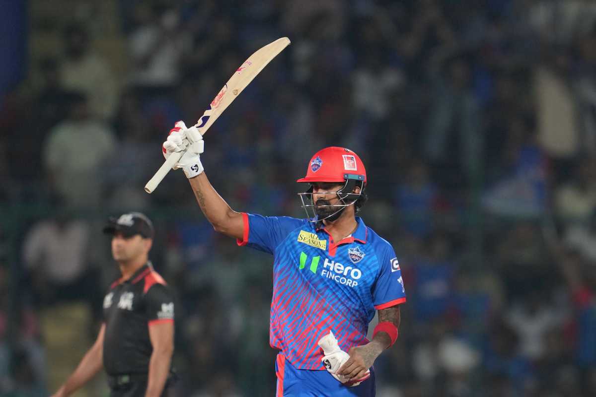 KL Rahul brought up fifty with 4, 6, 6, 4, Delhi Capitals vs Gujarat Titans, IPL 2026, Delhi, April 8, 2026