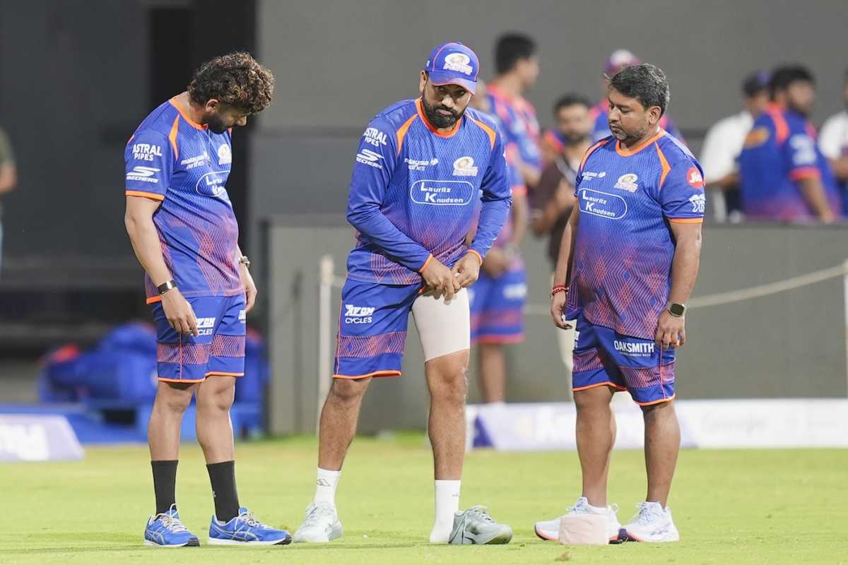 Rohit Sharma arrived at the nets for some warm-ups, IPL 2026, Mumbai, April 15, 2026