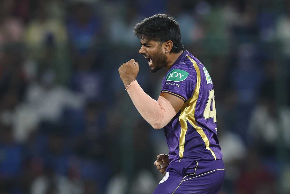Anukul Roy got two big wickets in an over, Delhi Capitals vs Kolkata Knight Riders, IPL 2026, Delhi, May 8, 2026