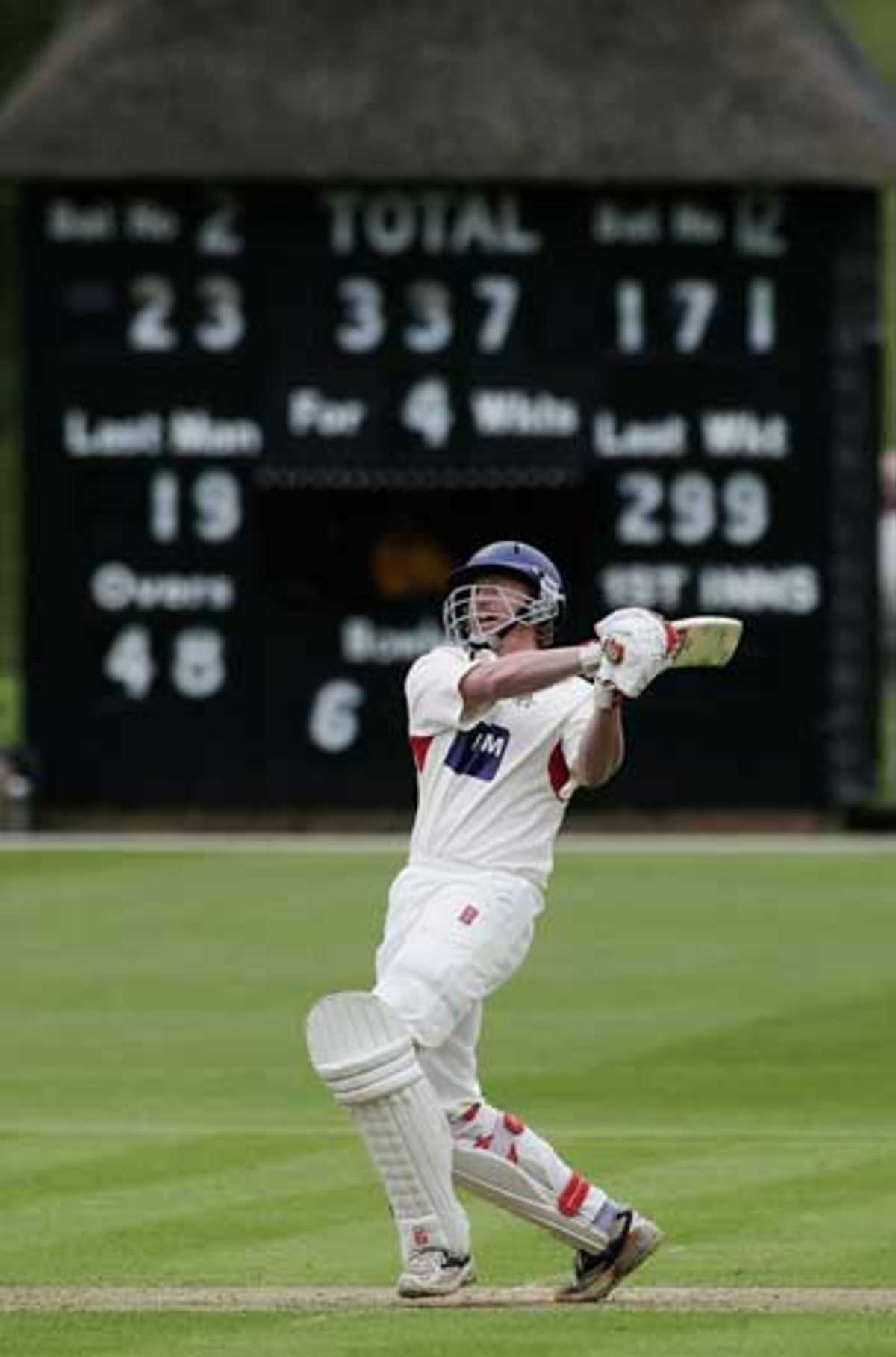 Glen Chapple smashes 55 from 16 balls against Buckinghamshire in the C&G Trophy, Buckinghamshire v Lancashire, Wormsley, May 3