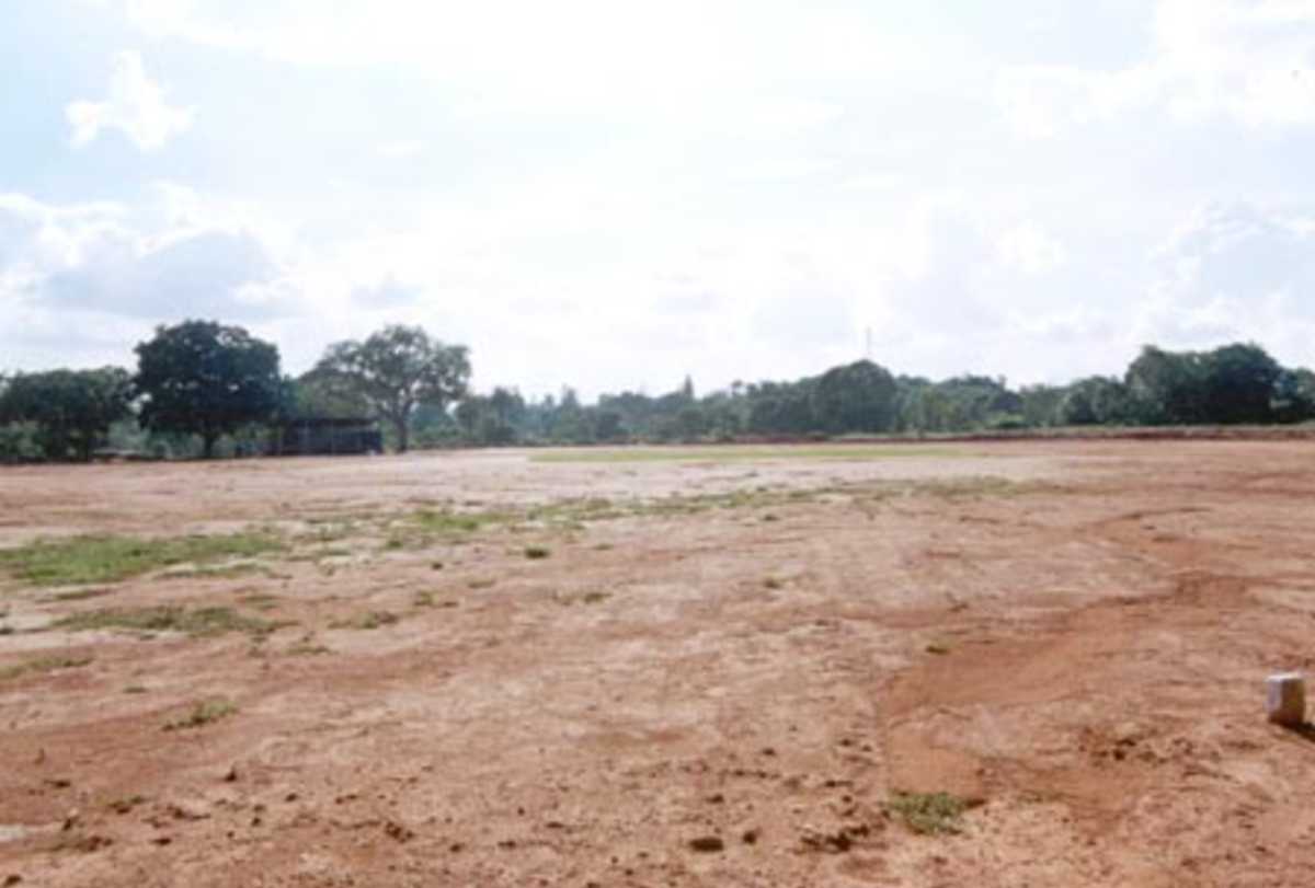 A view of the center at the Kamal Tandon Palace Ground, Bangalore