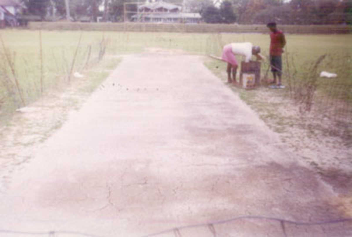 A view of the Jorhat Stadium, Jorhat
