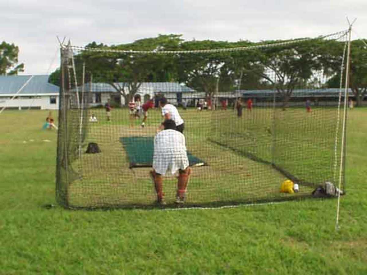 Training at school ground, Tonga
