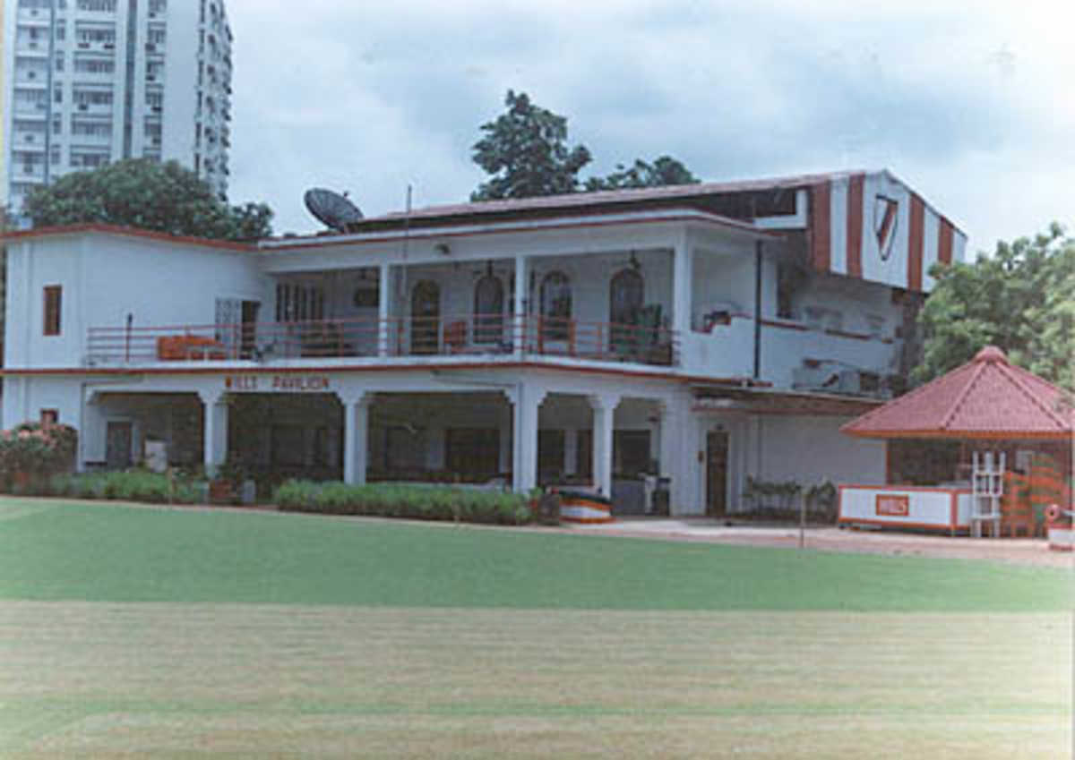 The Pavilion at the Calcutta Cricket and Football ground, Ballygunj, Calcutta
