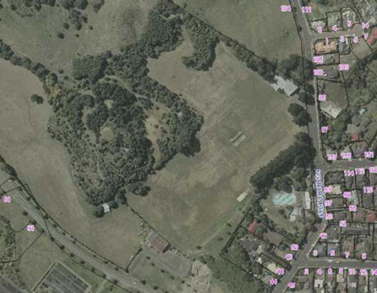 Aerial photograph of Waikanae Park, Waikanae.