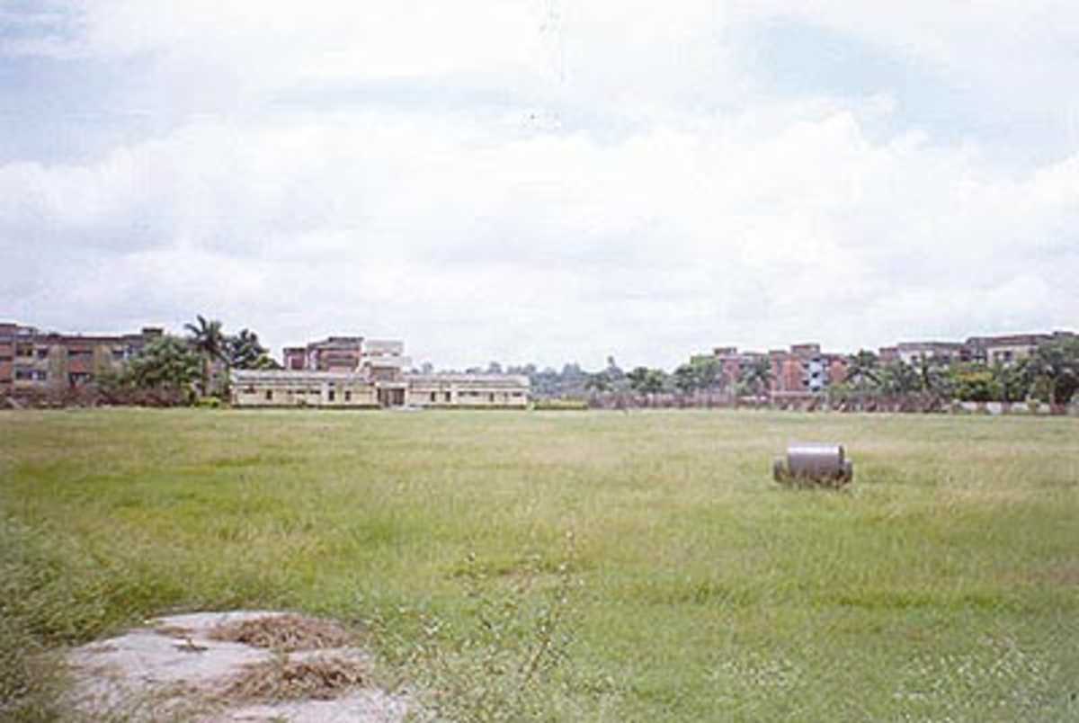 A grand view of the Mecon Stadium ground, Ranchi