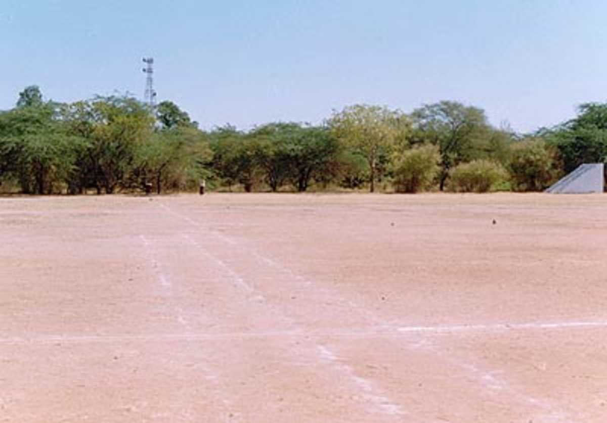 A view from the city end at Reserve Police Force ground, Bhilwara