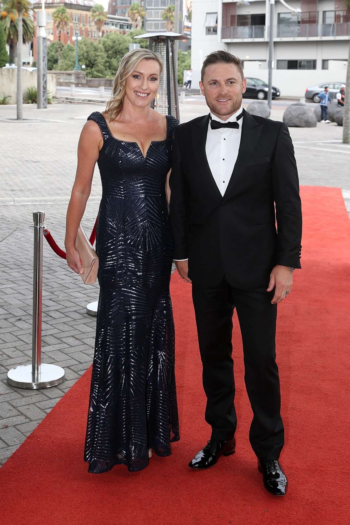 Brendon McCullum with his wife Ellissa at the New Zealand Halberg Awards | ESPNcricinfo.com