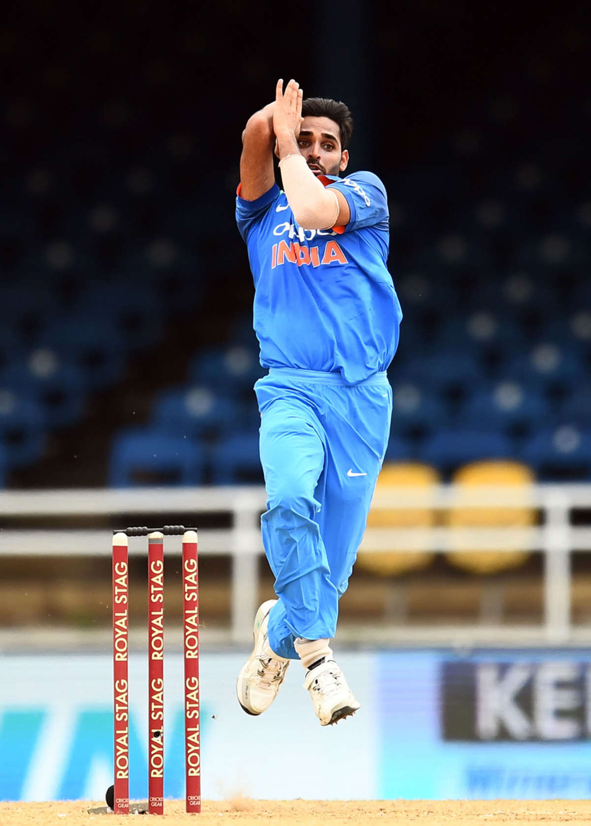 Bhuvneshwar Kumar took two wickets in his first two overs | Cricinfo.com