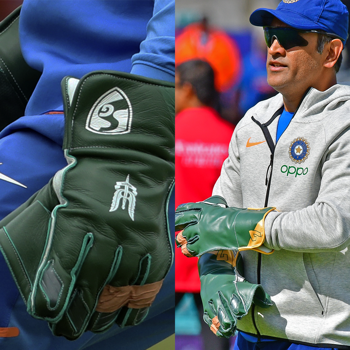 Dhoni batting gloves sales