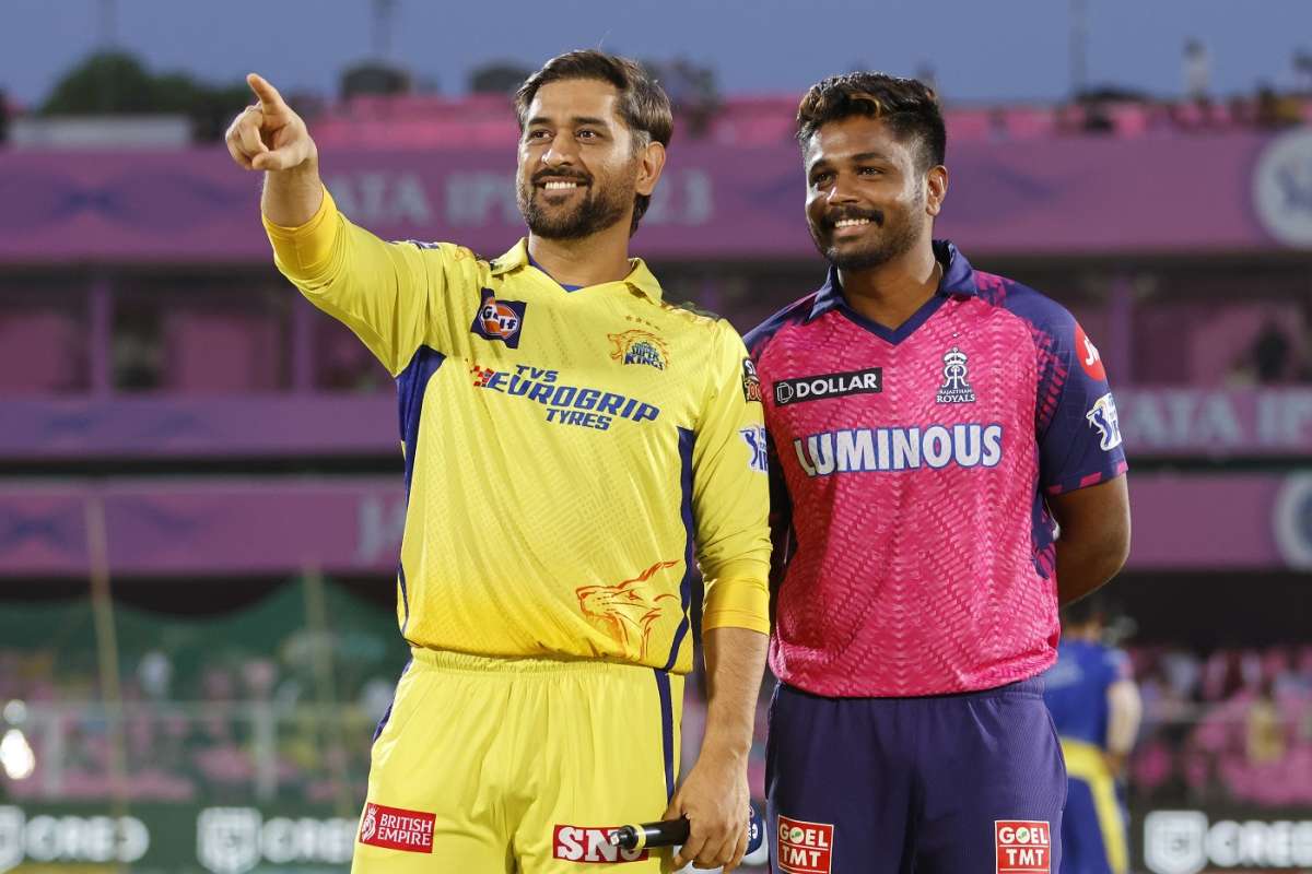 MS Dhoni and Sanju Samson at the toss | Cricinfo.com