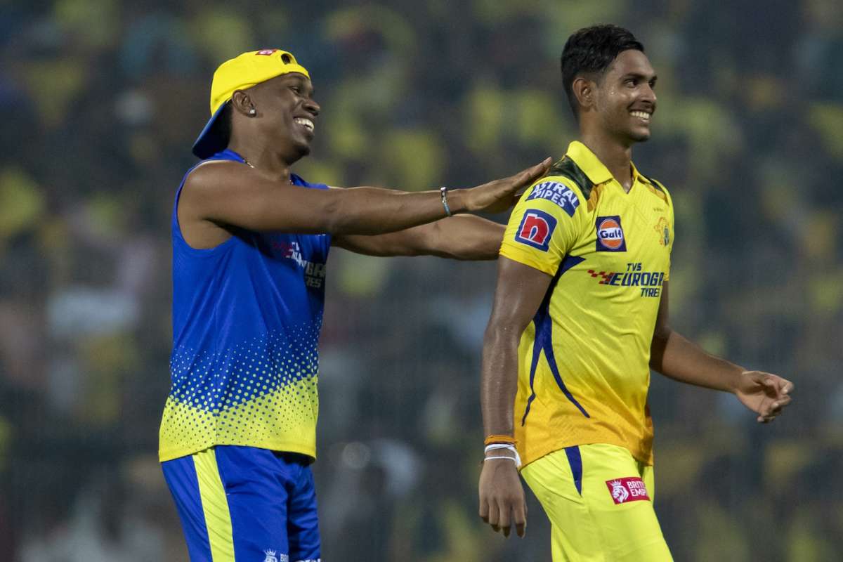 Dwayne Bravo is pleased with Matheesha Pathirana who closed out the game ESPNcricinfo