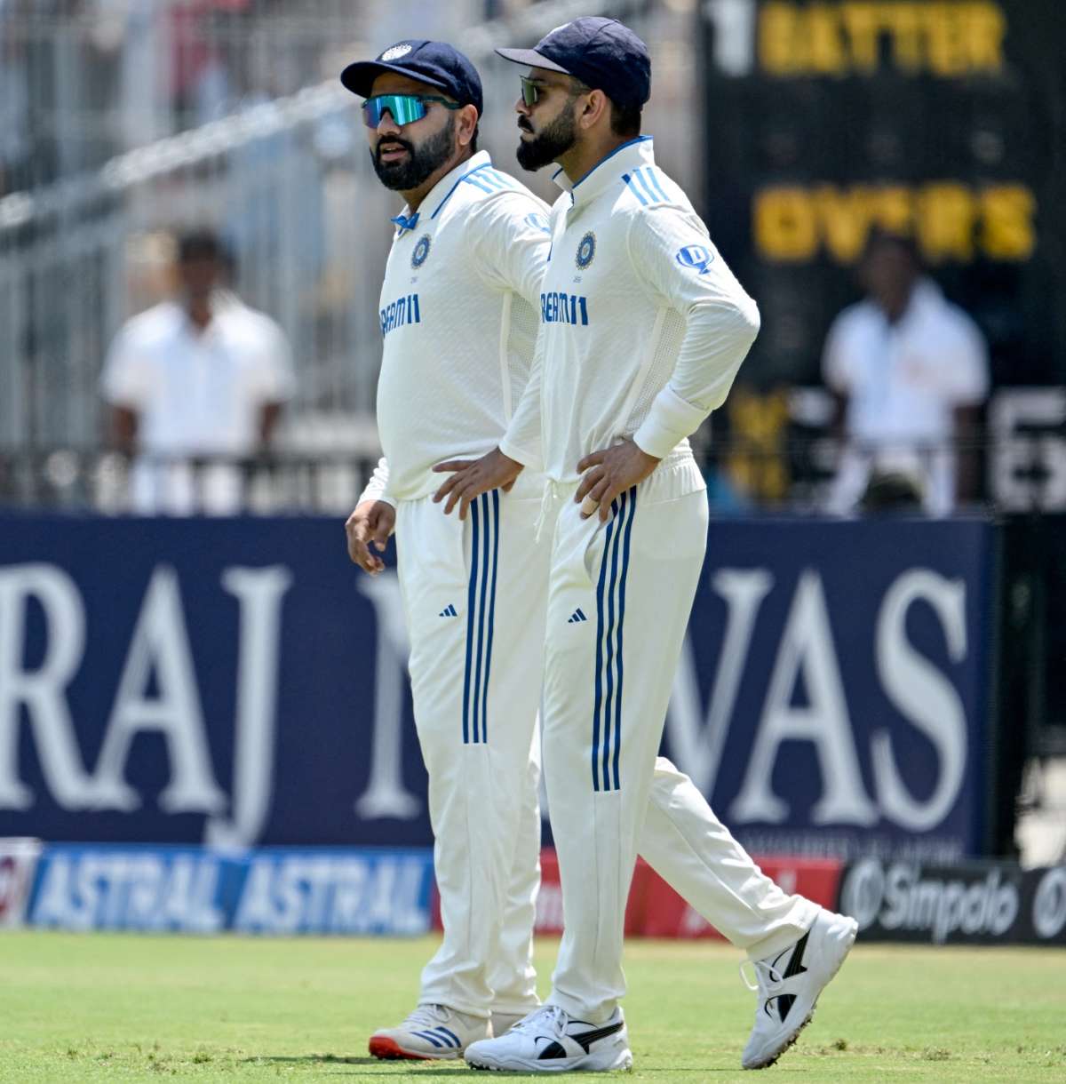 Rohit Sharma and Virat Kohli have their thinking caps on | ESPNcricinfo.com
