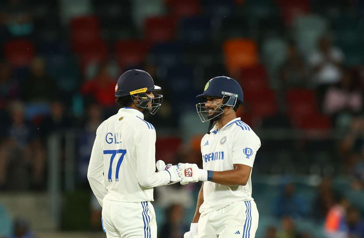 Shubman Gill and Nitish Kumar Reddy put up a solid stand | ESPNcricinfo.com