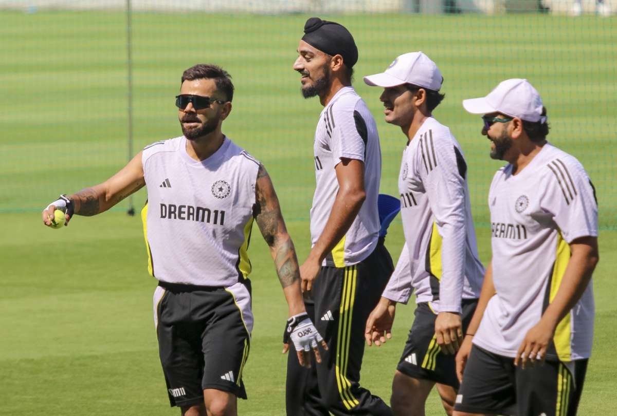 Virat Kohli, Arshdeep Singh, Shubman Gill, Rohit Sharma in action at training | ESPNcricinfo.com