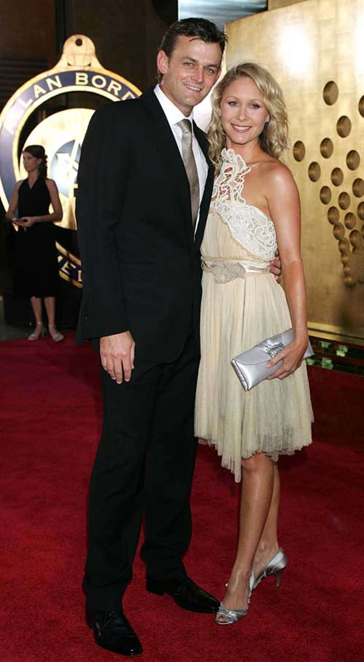 Adam Gilchrist and wife Mel arrive at Crown Casino | ESPNcricinfo.com