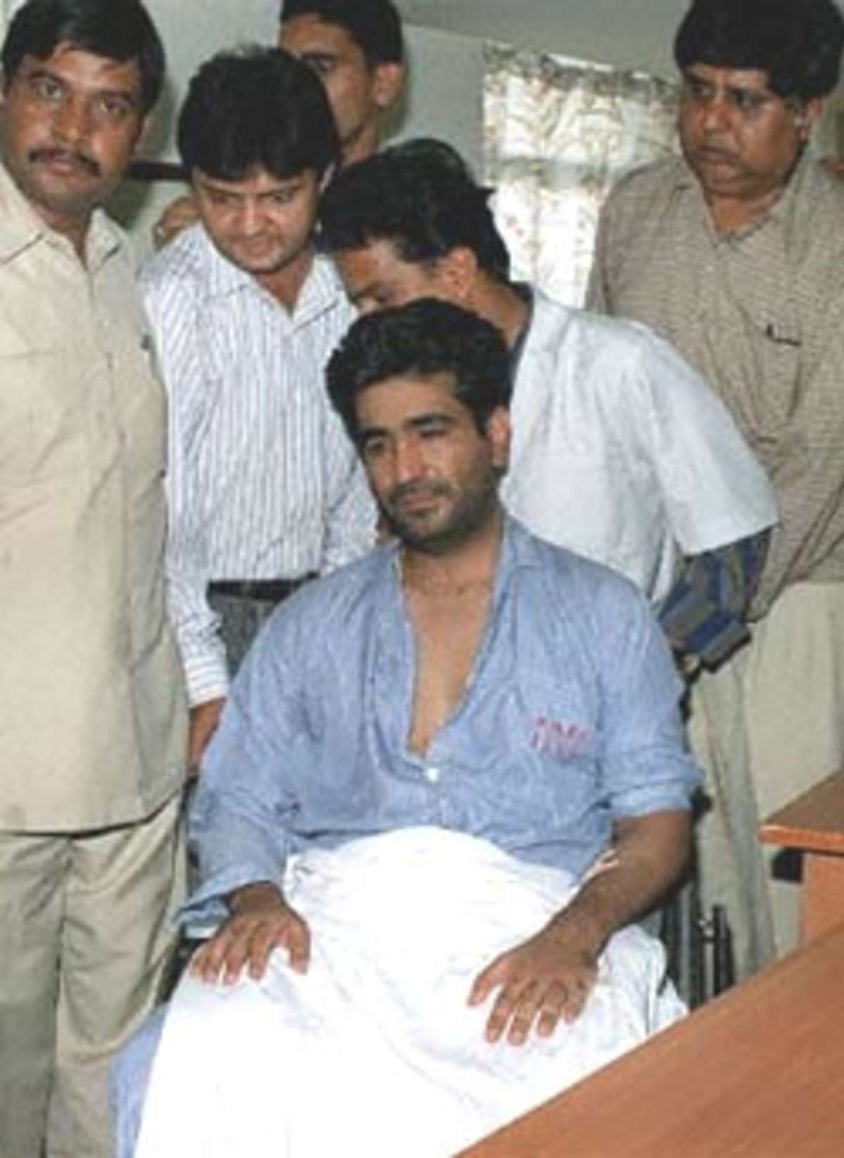 indian scandals Kishan Kumar, one of the accused in the cricket match-fixing scandal, at a  press conference | ESPNcricinfo.com