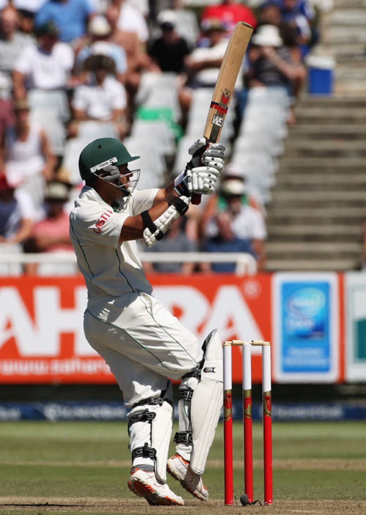 Ashwell Prince acknowledges the crowd after reaching his halfcentury