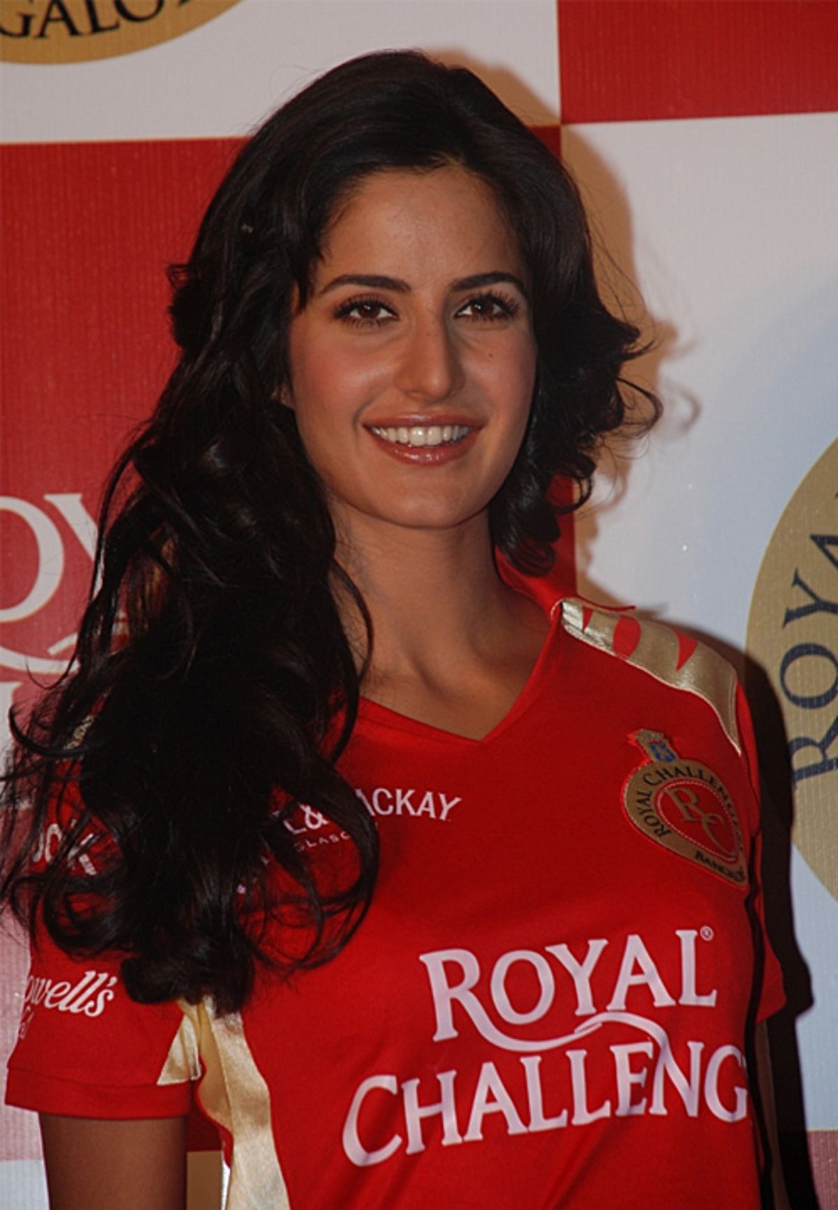 The Bollywood actress Katrina Kaif cheers for the Royal Challengers, IPL, New Delhi, May  19, 2009