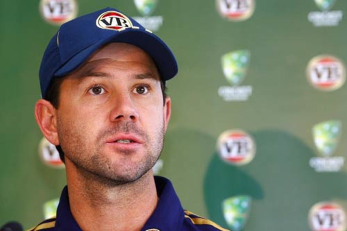 Ricky Ponting at Australia's team camp