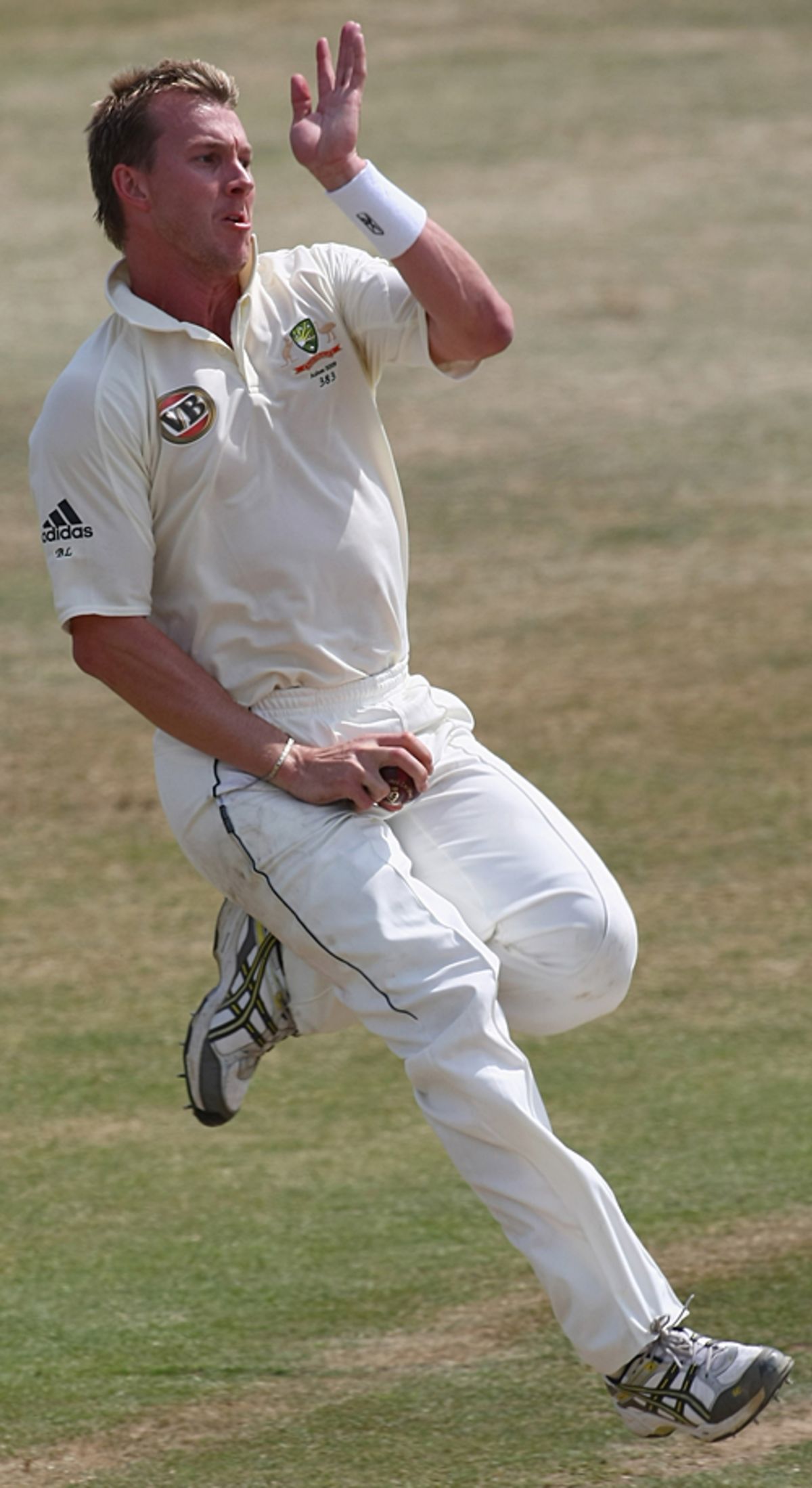 Brett Lee in action