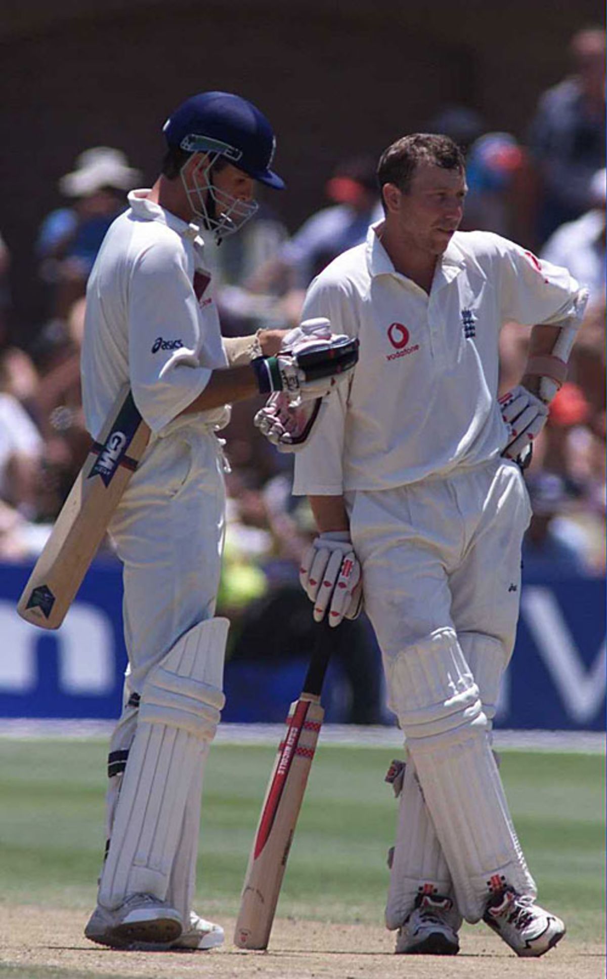 Michael Vaughan and Michael Atherton added 68 together, South Africa v England, 2nd Test, Port Elizabeth, 3rd day, December 11, 1999