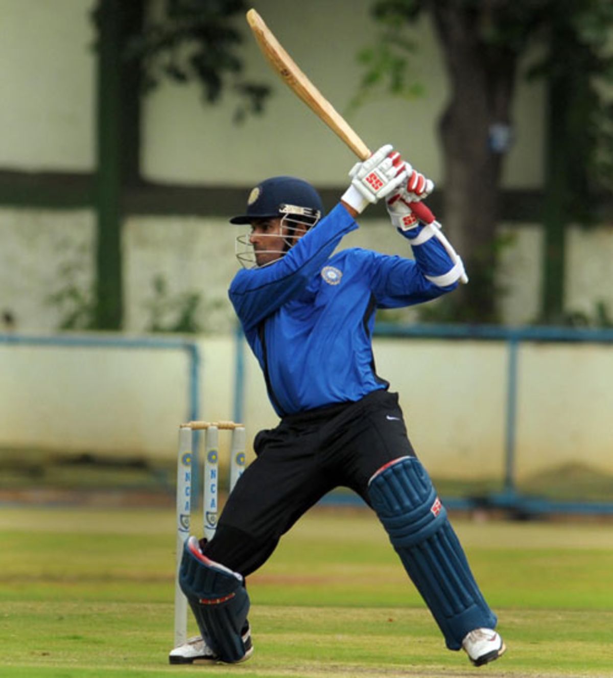 S Badrinath and Manoj Tiwary at the National Cricket Academy ...