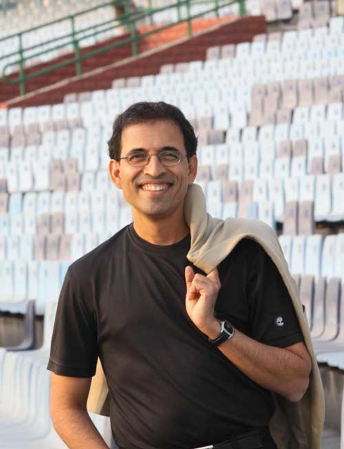 Harsha Bhogle, headshot, 2009