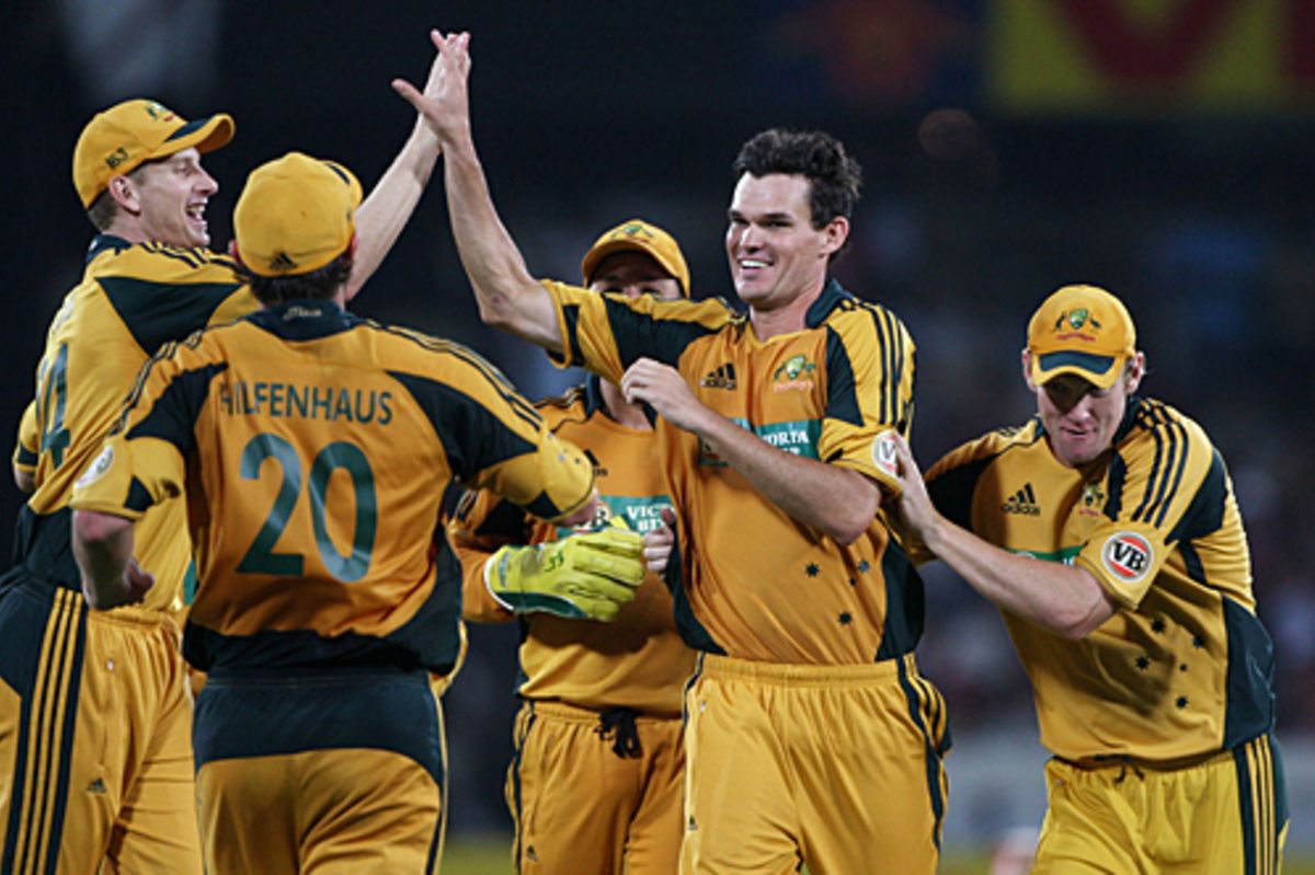 Success for Clint McKay after taking his first ODI wicket ...