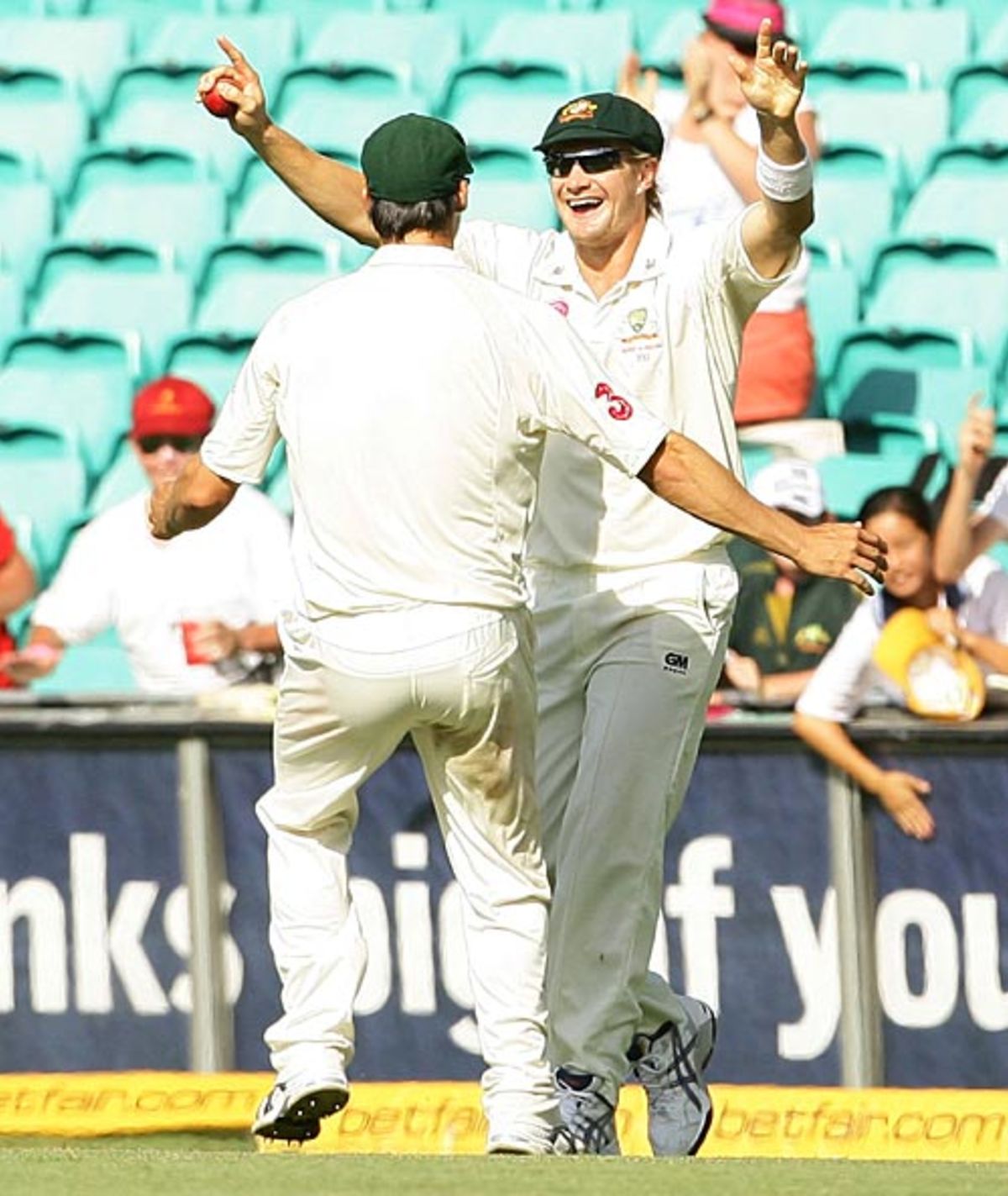 Mitchell Johnson had Kamran Akmal caught behind