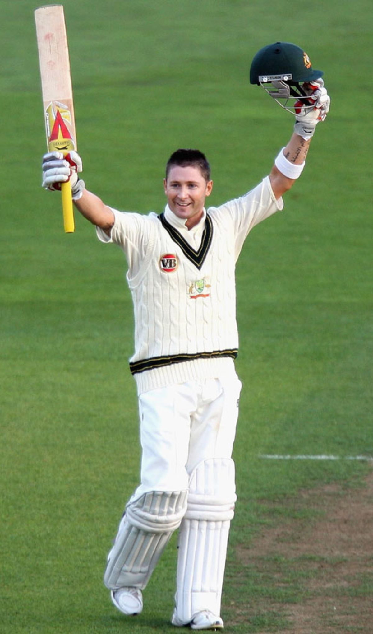 Michael Clarke celebrates his century | ESPNcricinfo.com