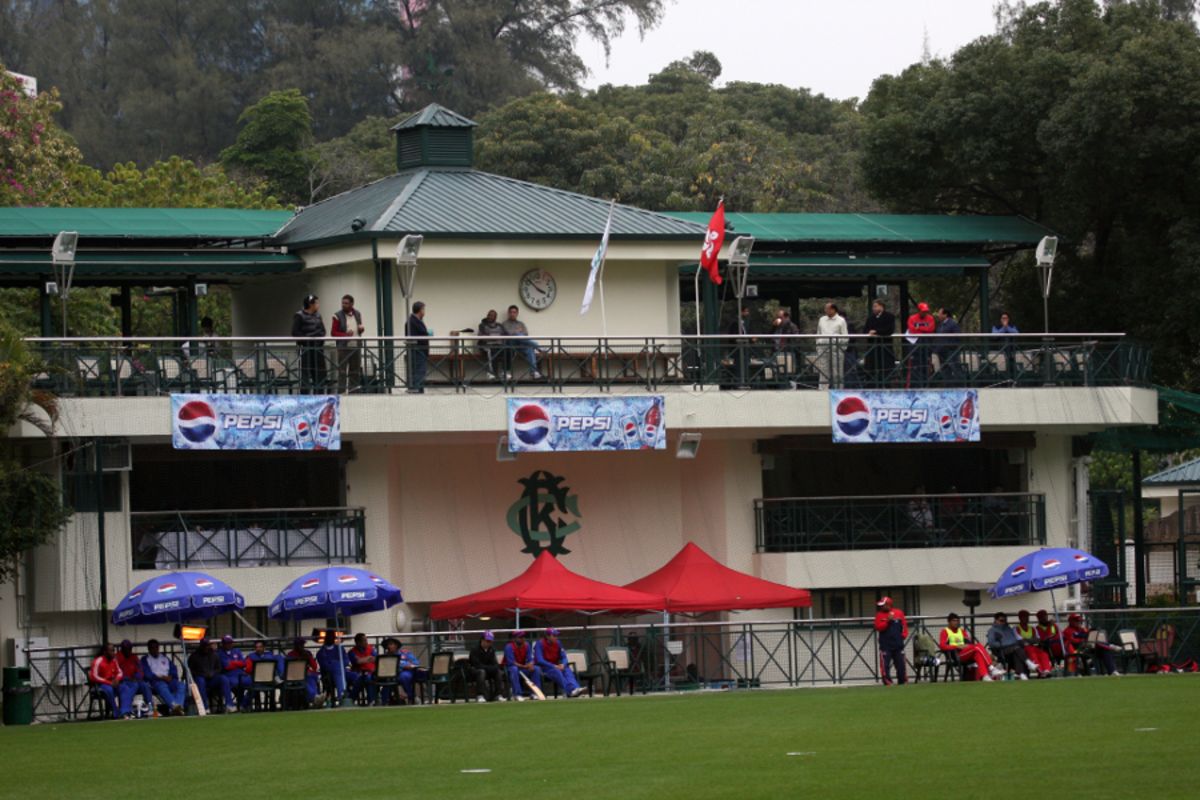The pavilion at Kowloon Cricket Club