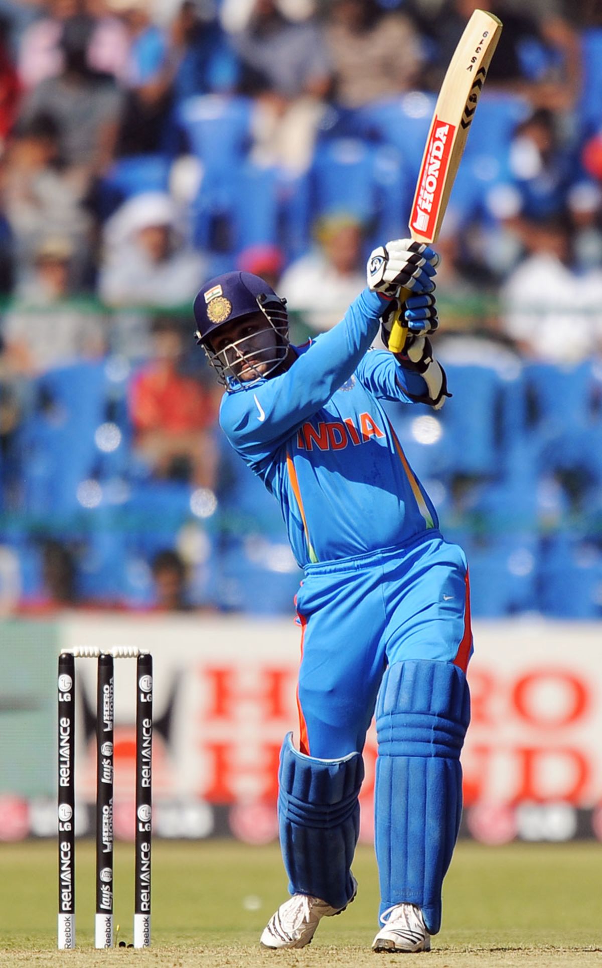 MS Dhoni Drives Through The Off Side | ESPNcricinfo.com