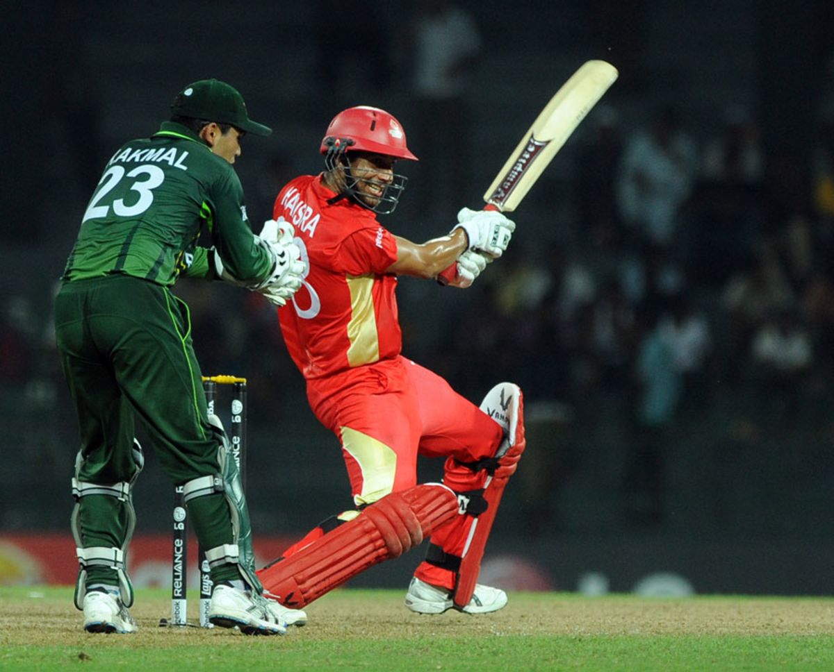 Jimmy Hansra top scored for Canada with 43, Canada v Pakistan, Group A, World Cup 2011, Colombo, March 3, 2011