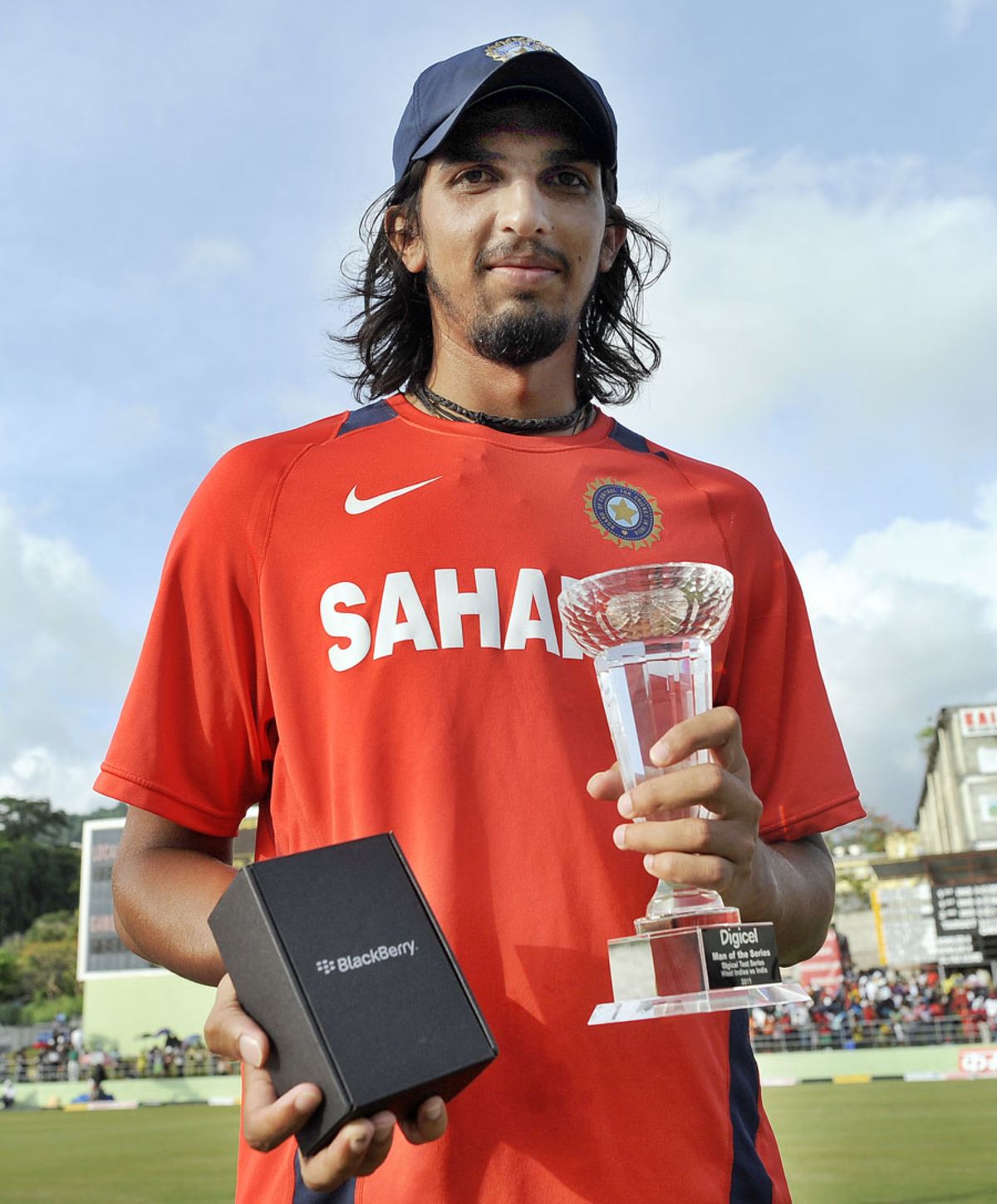 Ishant Sharma was Man of the Series for his 22 wickets, West Indies v India, 3rd Test, Dominica, 5th day, July 10, 2011