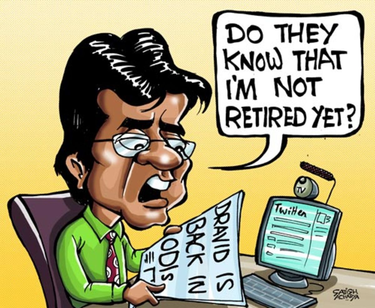 Cartoon: Not retired yet 