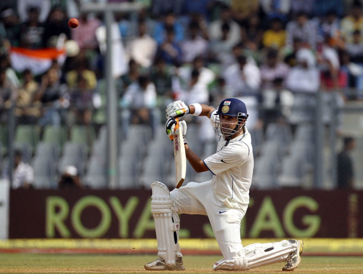 Gautam Gambhir Drives On His Way To A Half-century | ESPNcricinfo.com