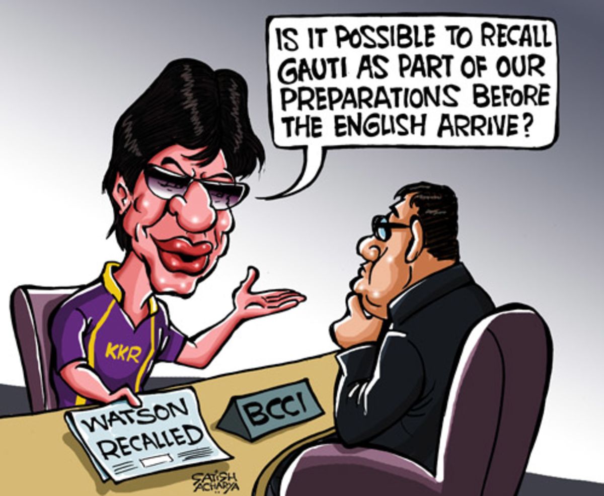Cartoon: The case for resting Gambhir Cartoon: The case for resting Gambhir