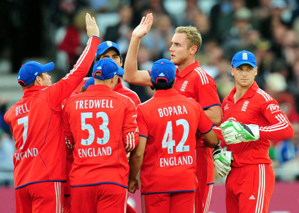 Stuart Broad made the breakthrough