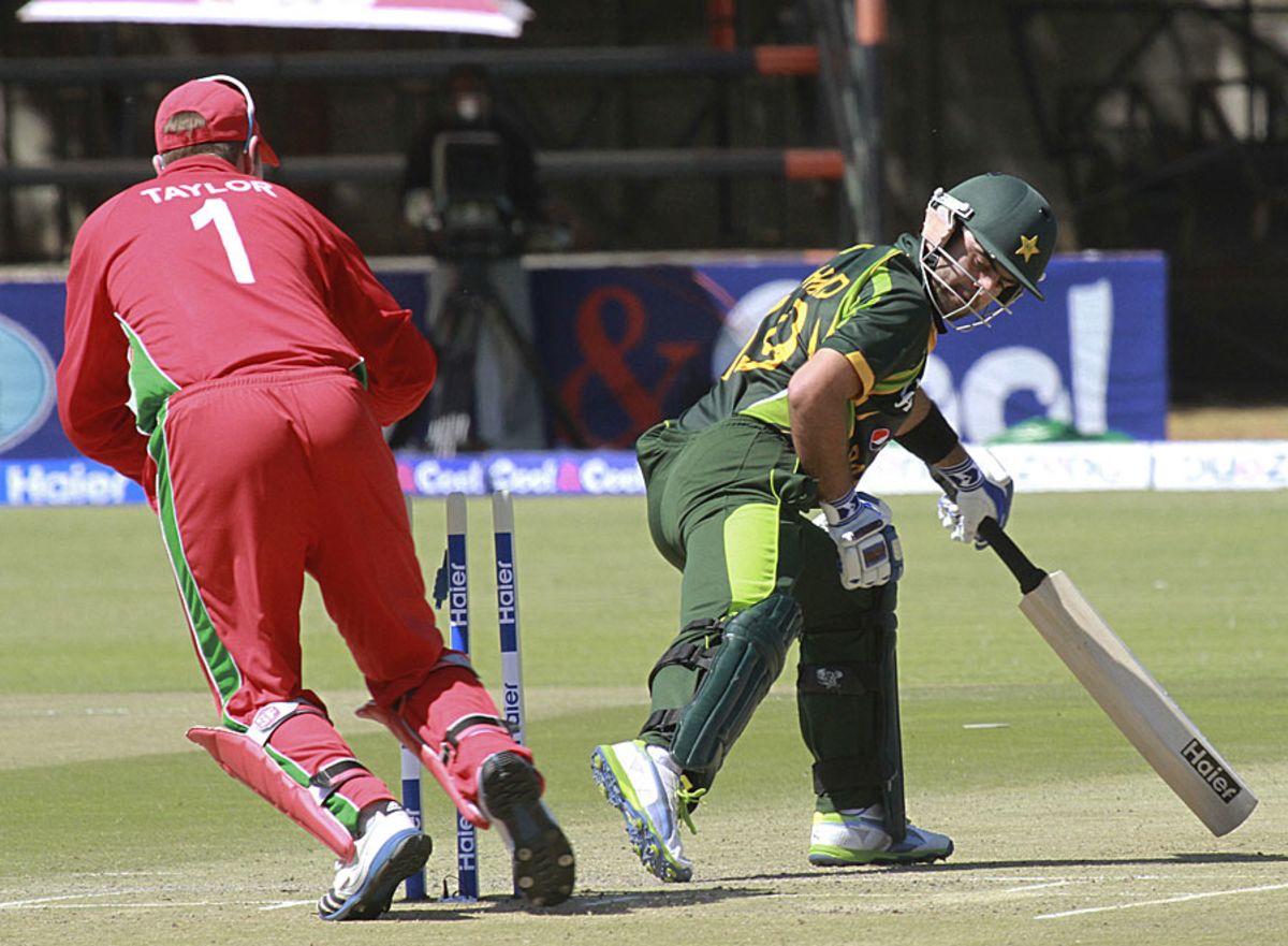 Ahmed Shehzad is stumped for 24 | ESPNcricinfo.com