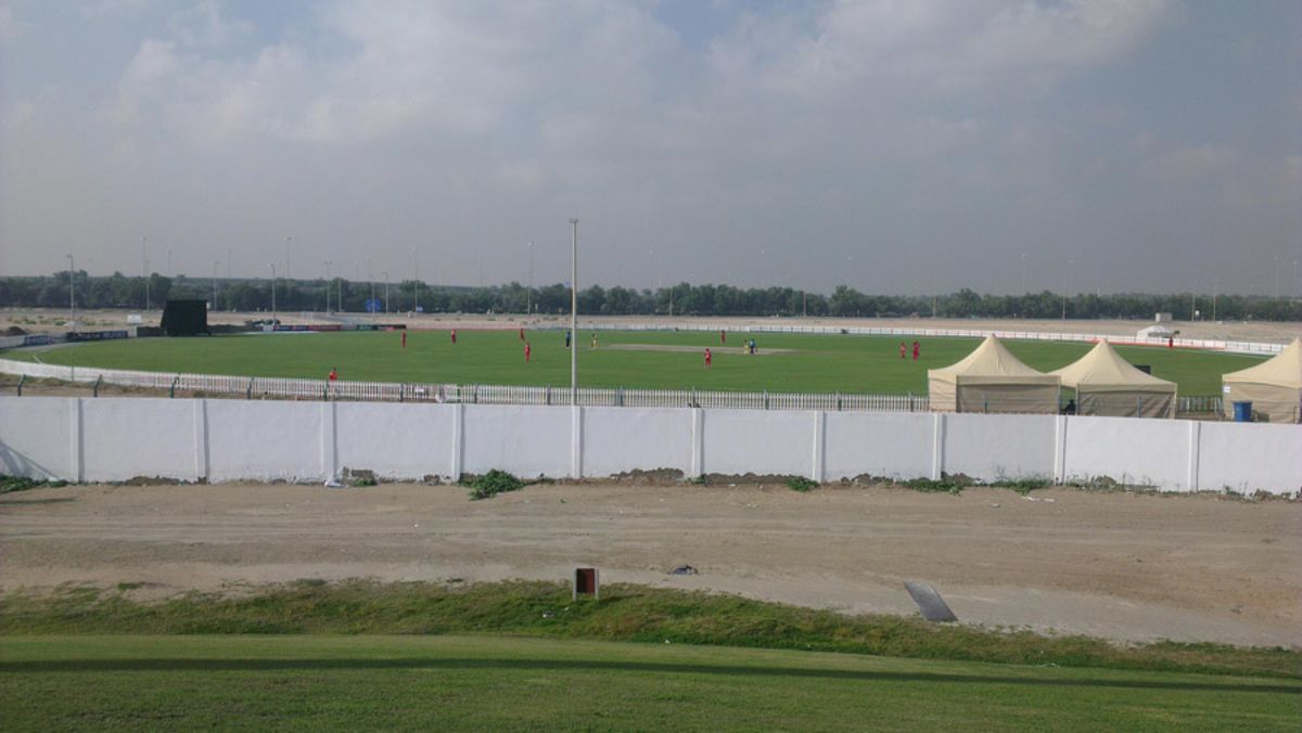 The Nursery Oval ground in Abu Dhabi, February 2014