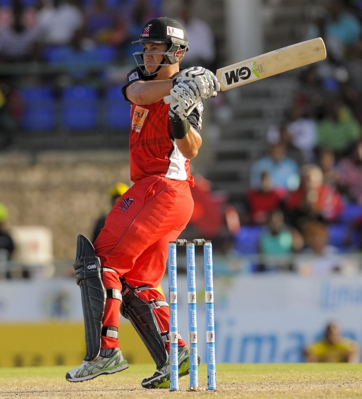 Ross Taylor scored 70 off 44 balls for Trinidad & Tobago Red Steel, Jamaica Tallawahs v Trinidad & Tobago Red Steel, CPL, 1st semi-final, St. Kitts, August 13, 2014